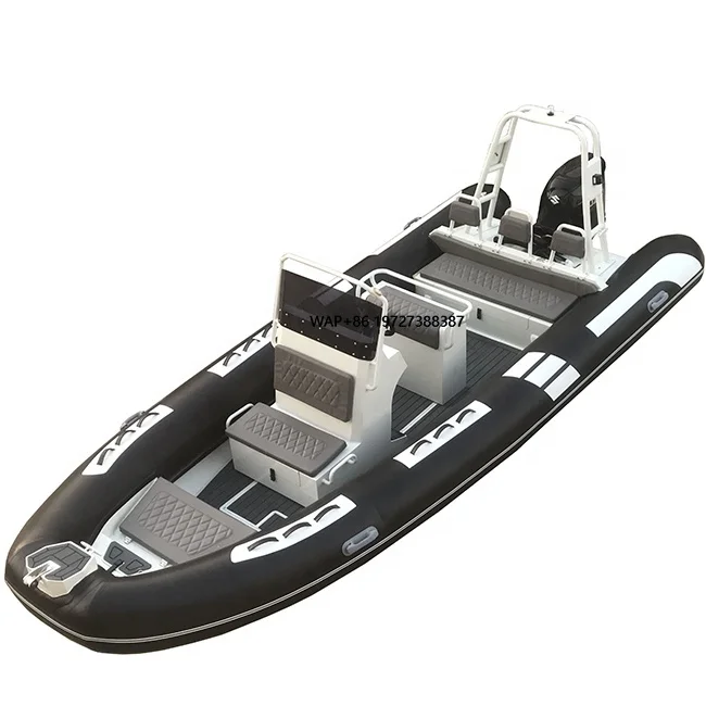 Saltwater High Speed 20ft Aluminum Hull RIB600 Orca Hypalon/PVC RIB Inflatable Boats