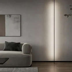 Modern Black White Linear Wall Lamp Skyline Wall Sconce LED Bar Strip for Living Room Background Decor Lights Bathroom Fixture