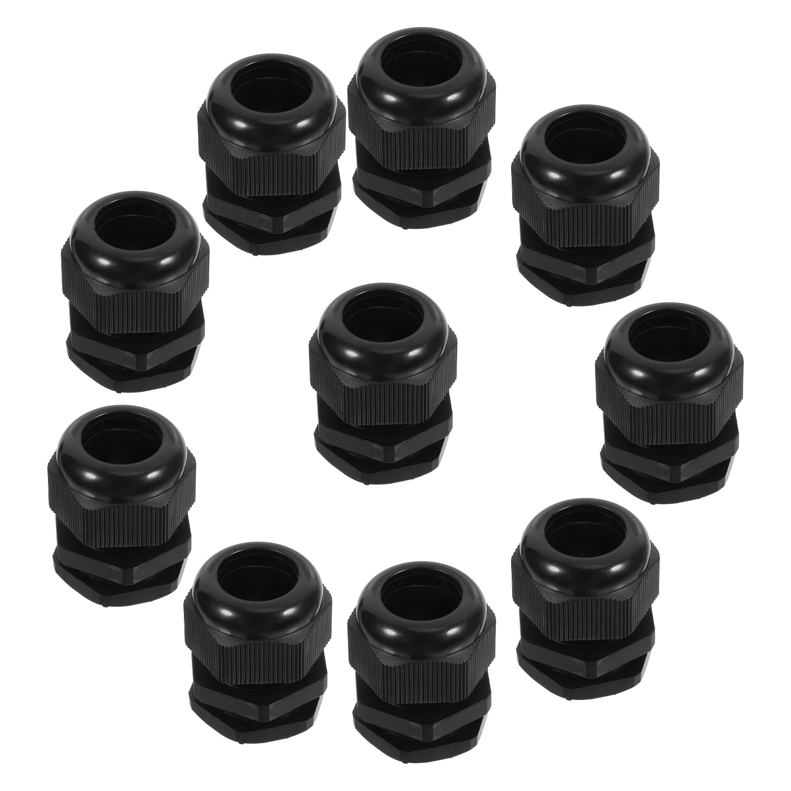 

20Pcs Nylon Cable Connectors High Temp Resistance Strong Performance Wire Glands Easy Install No Disassemble Cable Glands
