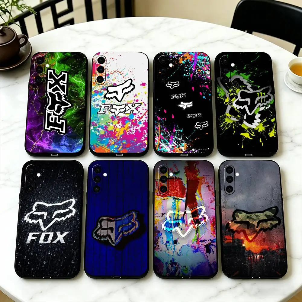 Art For Racing-g F-Fox-ESCool Phone Case Black Silicone Soft For Samsung Galaxy A73,A72,A71,A70,A53,A52,A51