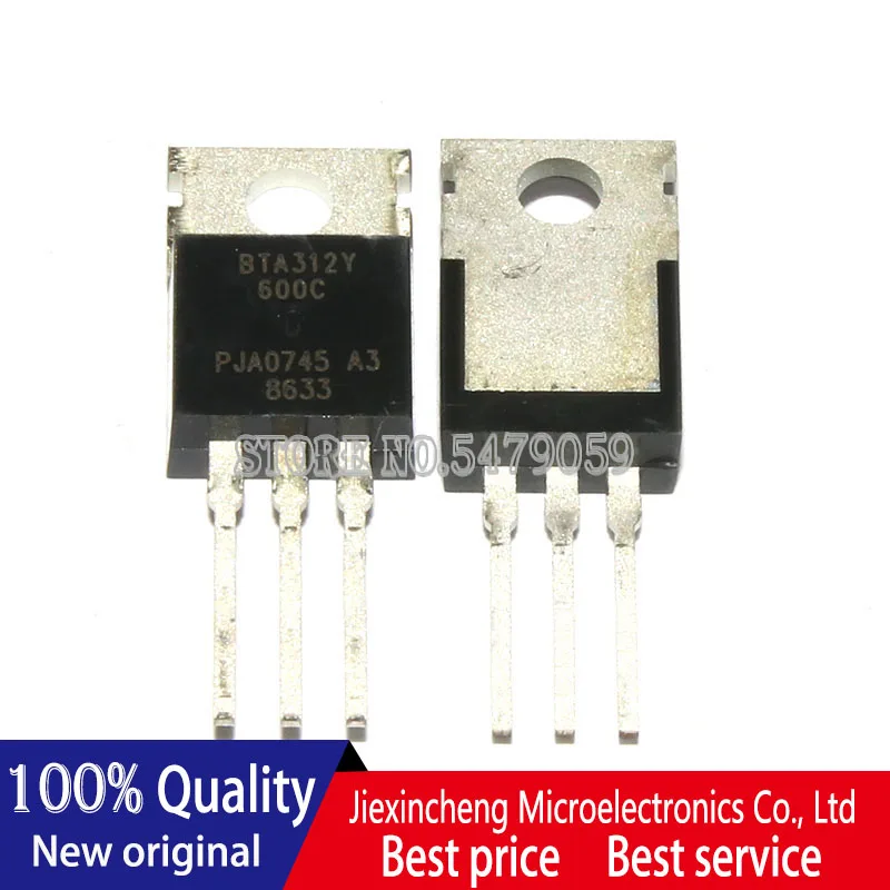 5 قطعة BTA312Y-600C BTA312Y إلى 220 600V 12A TO220 ثنائي الاتجاه الثايرستور جديد الأصلي