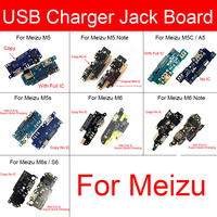 Charging Port Board For Meizu M5 M5c M5s M6s S6 M6 Note Charger USB Jack Board With Microphone For Meilan A5 Replacement Parts