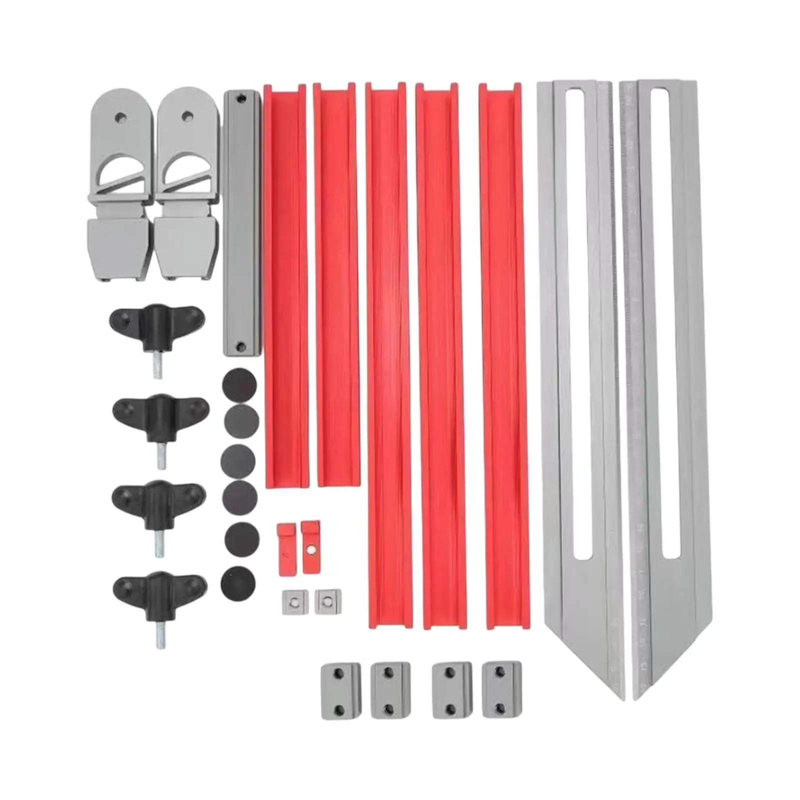 Stair Tread Template Tool 17.9 to 50.9 Inches Stair Tread Jig Tool Aluminum Alloy Shelf Layout Tool Stair Tread Gauge for Risers