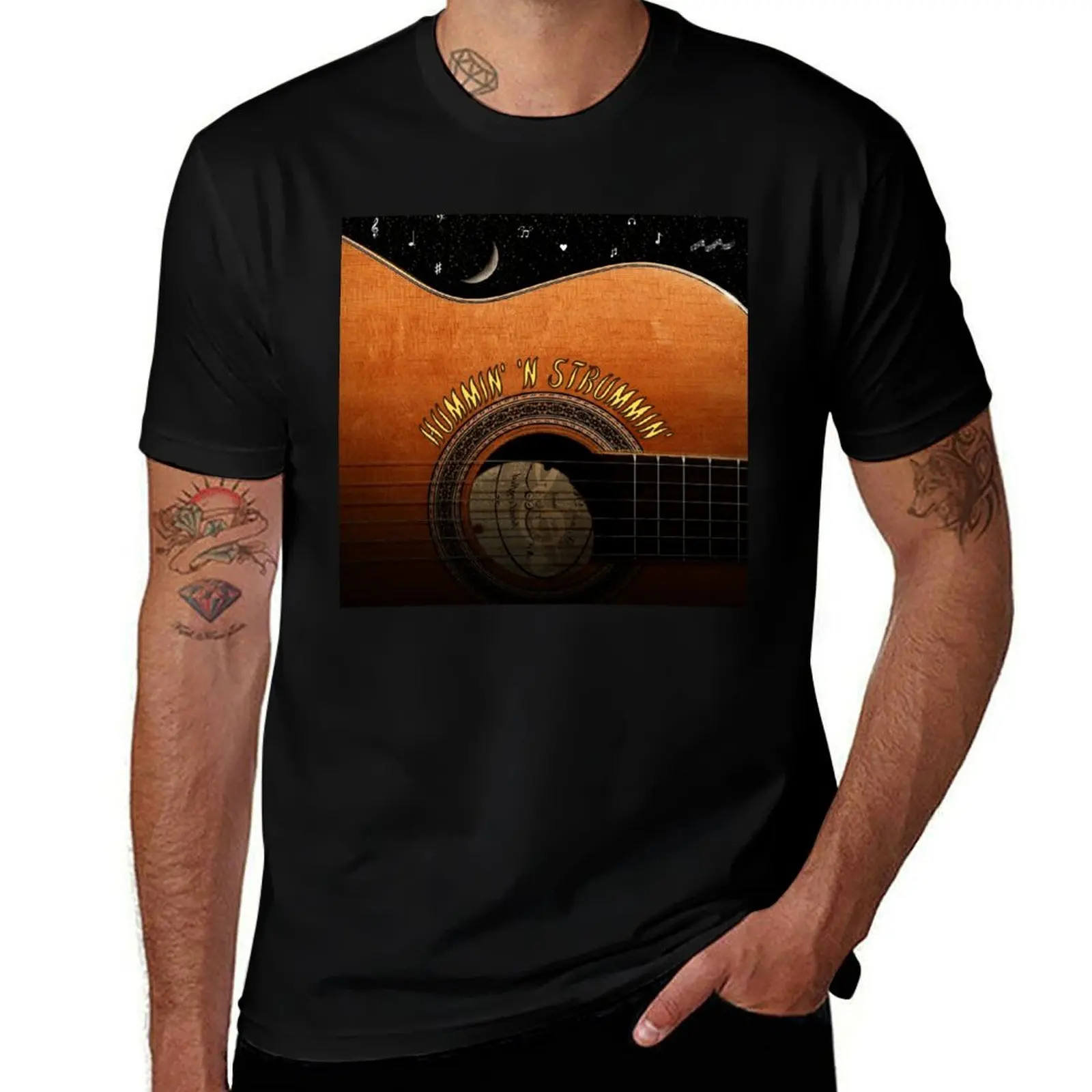 

man t for shirts for for Strummin' soft men Hummin' shirts cotton 'n shirts graphic T-Shirt tees t man t man