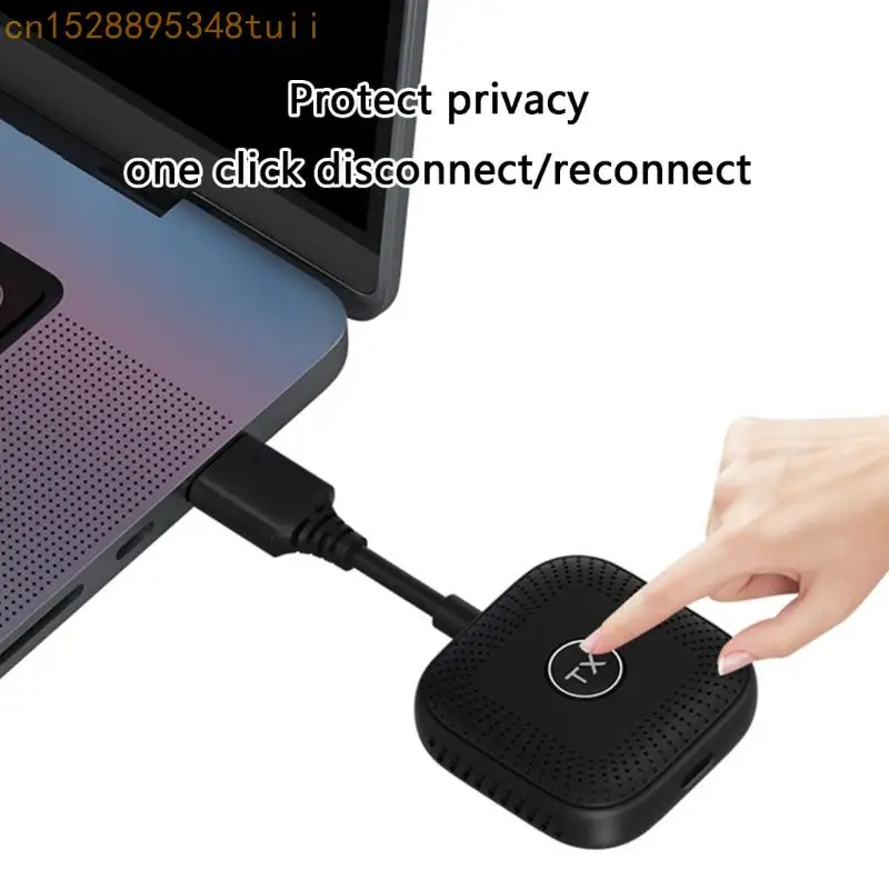 Y4QF 1080P Tipe C Pemancar Video Nirkabel dan Penerima HDTV Extender Display