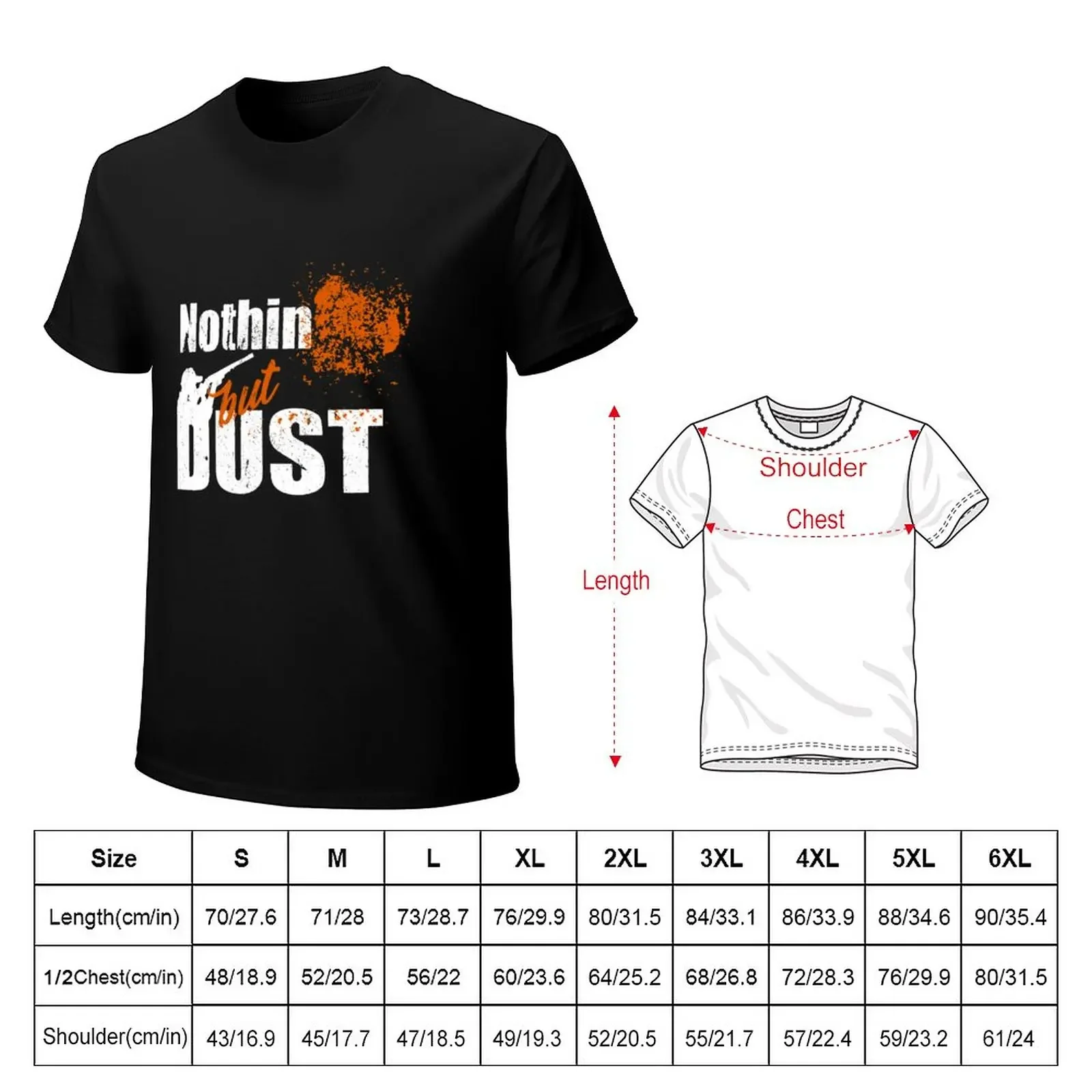 Clay Target Shooting Nothing But Dust Trap Skeet T-Shirt customizeds for a boy aesthetic clothes heavyweight t shirts for men