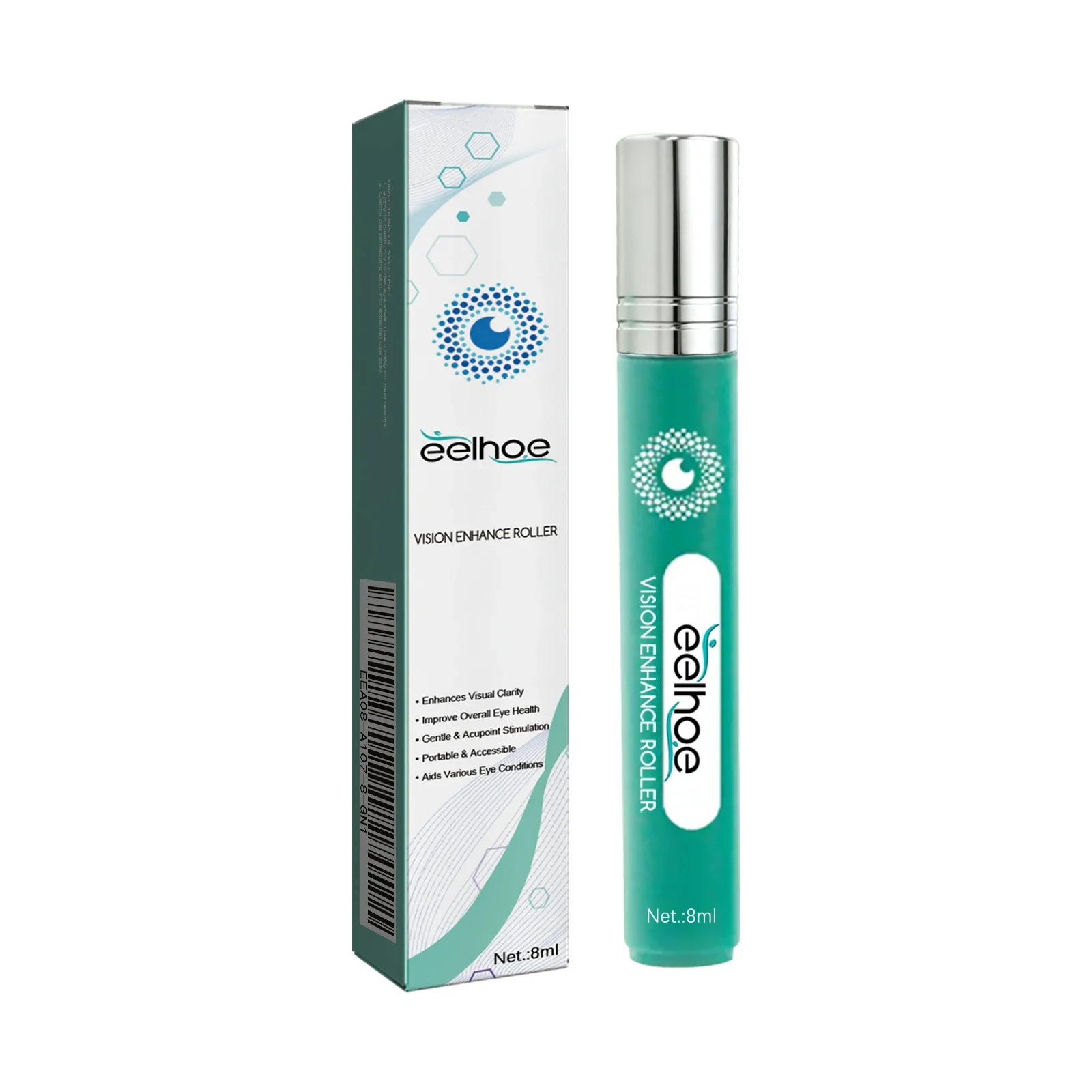 Eye Roller Serum - Gentle Daily Portable Eye Massage Serum Roller Ball Comfort Care, Under Eye Serum for Puffiness, Cooling Roller Ball Eye Care, Hydrating Skin Care, Refreshing Soothing Eye Massage, Daily Beauty Routine Skin Care Eye Serum Roller Set