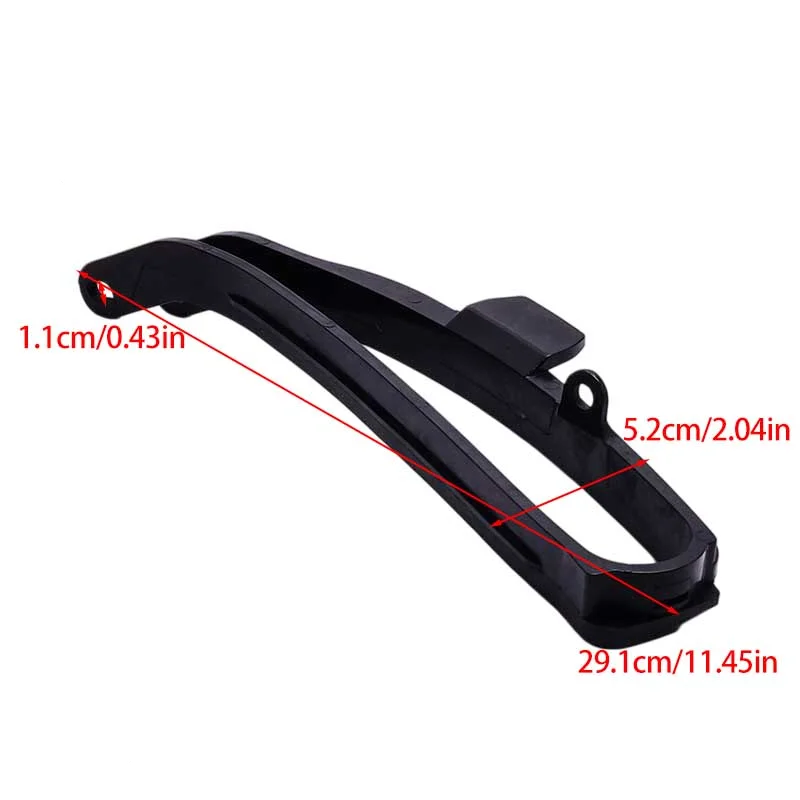 Black chain leather protector off-road motorcycle fork guide rear rocker arm wear-resistant accessory