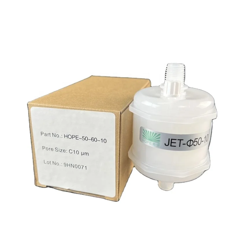 NEW HOPE Inkjet Printer Spare Parts Water Based Ink Filter 50-60-10 10um for Inkjet Printer