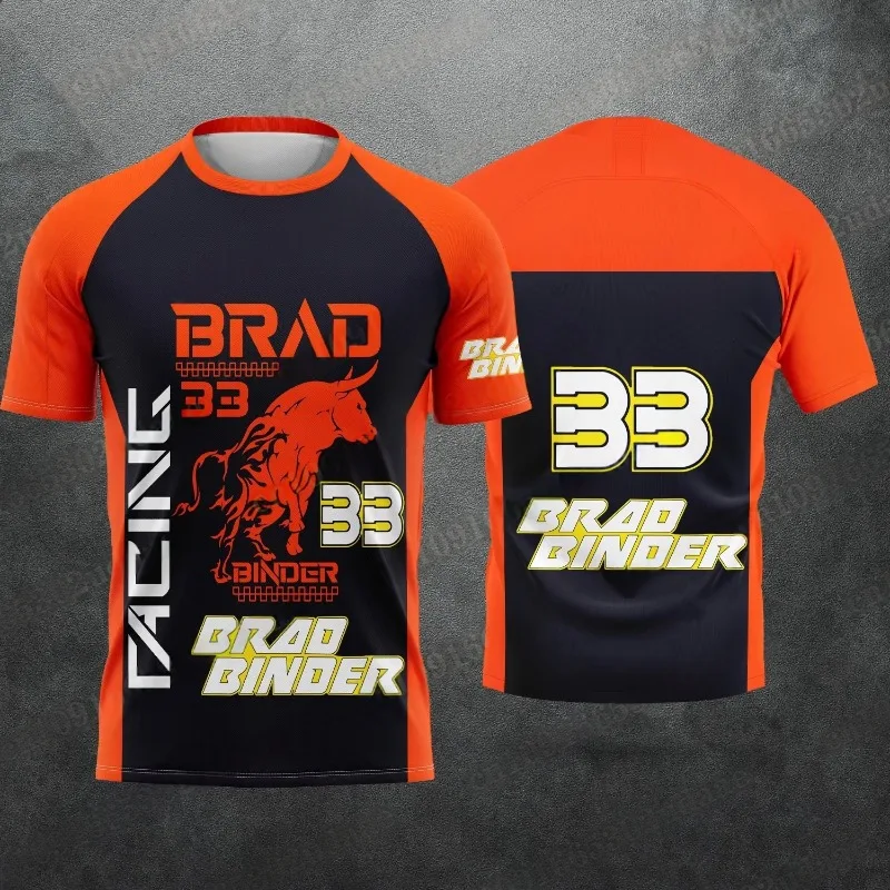 

The New 33rd Race Car Driver for Racing Enthusiasts in Summer 2025, Men's and Women's Fashionable Casual Breathable T-shirt