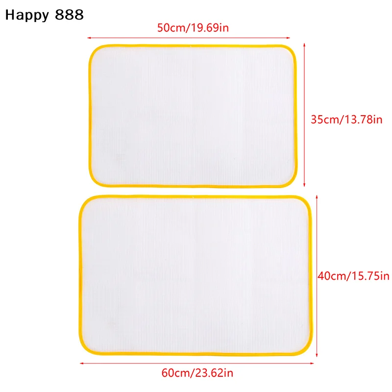 Heat-Resistant Ironing Mesh Fabric – Protective Insulation Pad For Domestic Ironing Boards, Anti-Scalding Mat, Randomly Colored