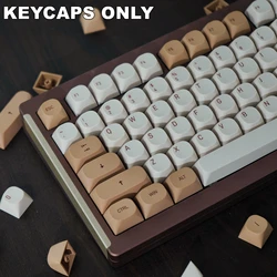 119 Keys Tiramisu MA Keycaps Dye-Sublimated Legends Keycap Set for Mx Cherry Switch Mechanical Keyboard Kit Accessories