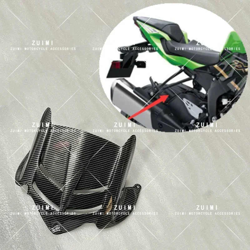 

Fit For Kawasaki ZX 6R 636 ZX636 2009-2018 19-20-2021 ZX-6R Rear Hugger Fender Mudguard Splash Guard Fairing Carbon Fiber Paint