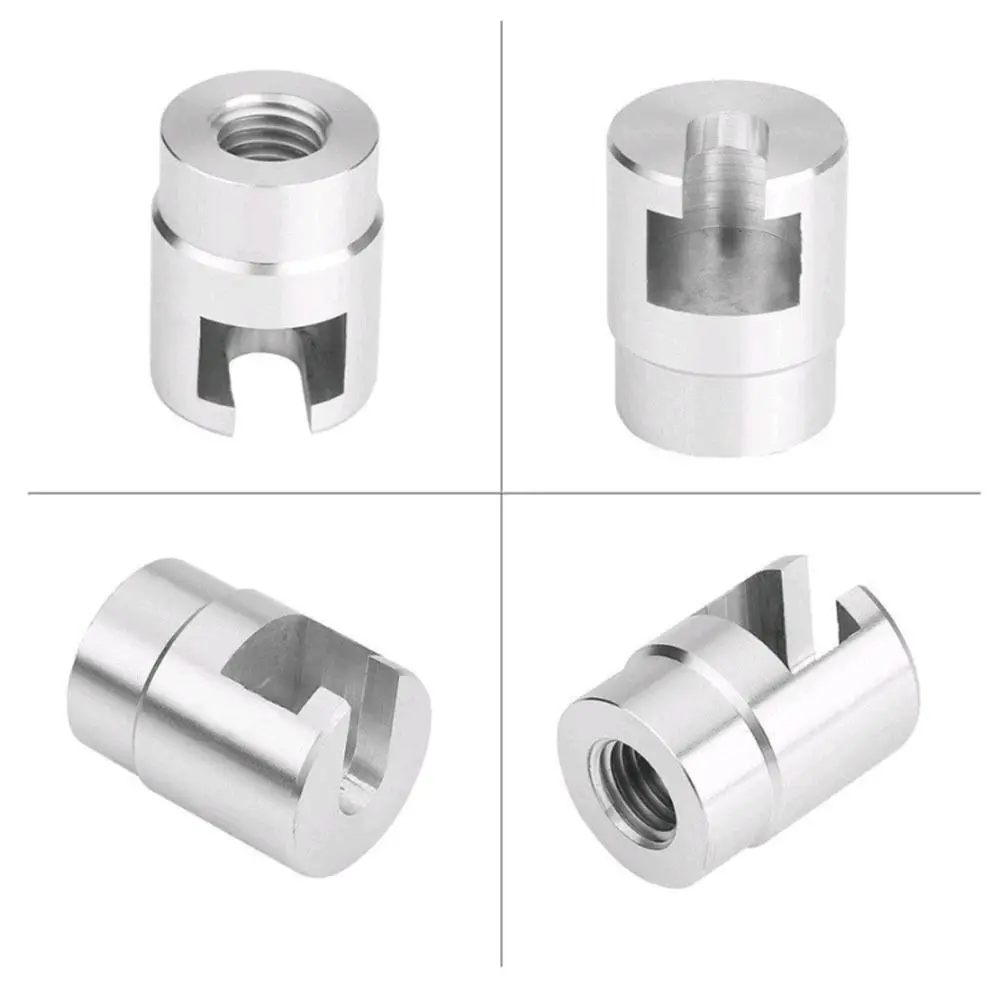 Paintless Silver Car Dent Repair Puller Head Aluminum Alloy Pulling Tab Adapter Car Dent Lifter Puller Car Dent Lifter Puller
