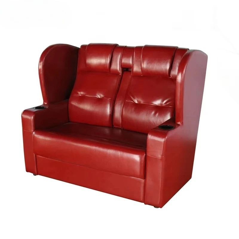 Modern luxury couple cinema chair, two-person theatre chair