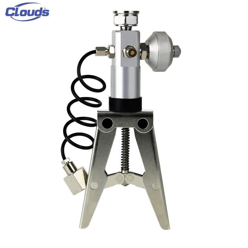 Factory operated stainless steel gas pressure calibrator, handheld pressure pump, low-pressure pressure testing equipment