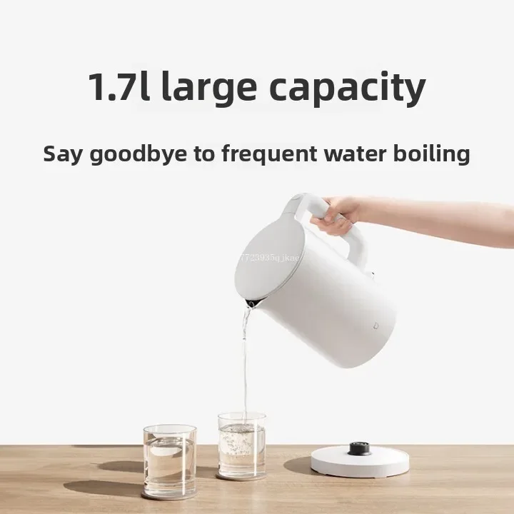2025 Xiaomi Mijia غلاية كهربائية 3 1.7L منزلية 316 من الفولاذ المقاوم للصدأ 1800 وات تسخين سريع إيقاف تشغيل تلقائي غلاية ماء ساخن
