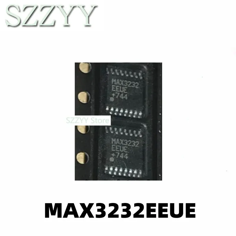 5PCS TSSOP-16 MAX3232 MAX3232EEUE RS-232 interface IC transceiver