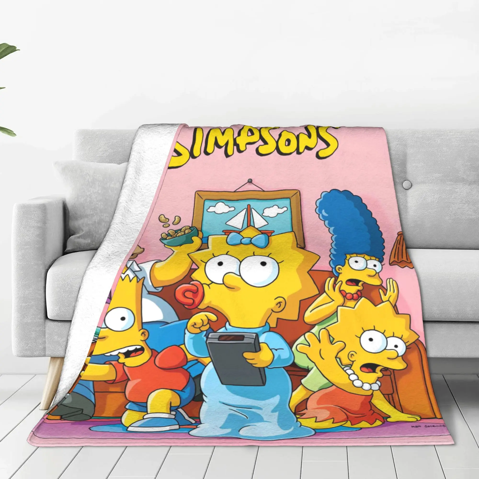 

Одеяло S-Simpsons, теплое мягкое новое плюшевое одеяло для студентов, диван, стул, фланелевое покрывало, покрывало на кровать