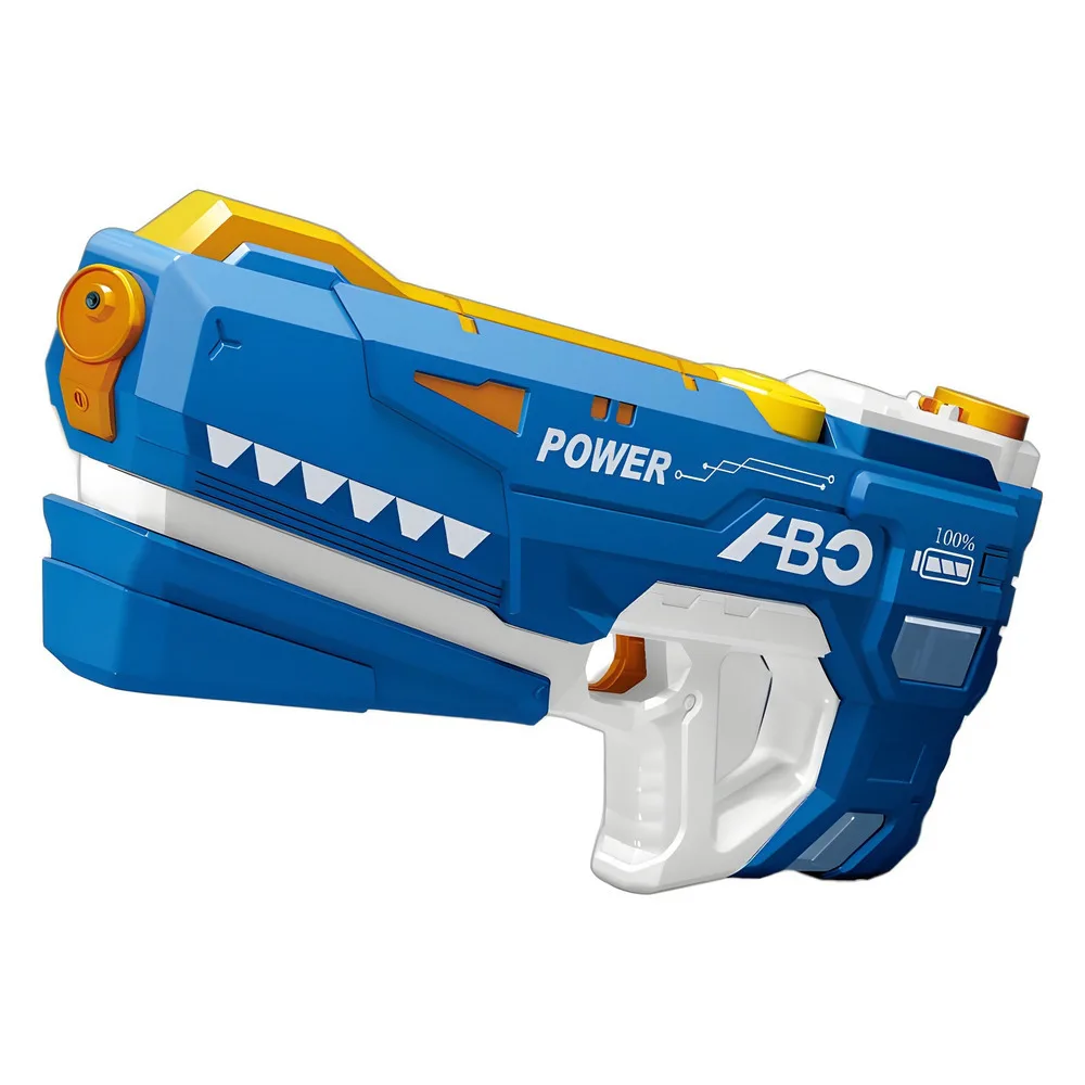 Pistola de água elétrica de sucção automática, alta pressão, spray contínuo poderoso, brinquedo de água de grande capacidade para diversão em festival de respingos