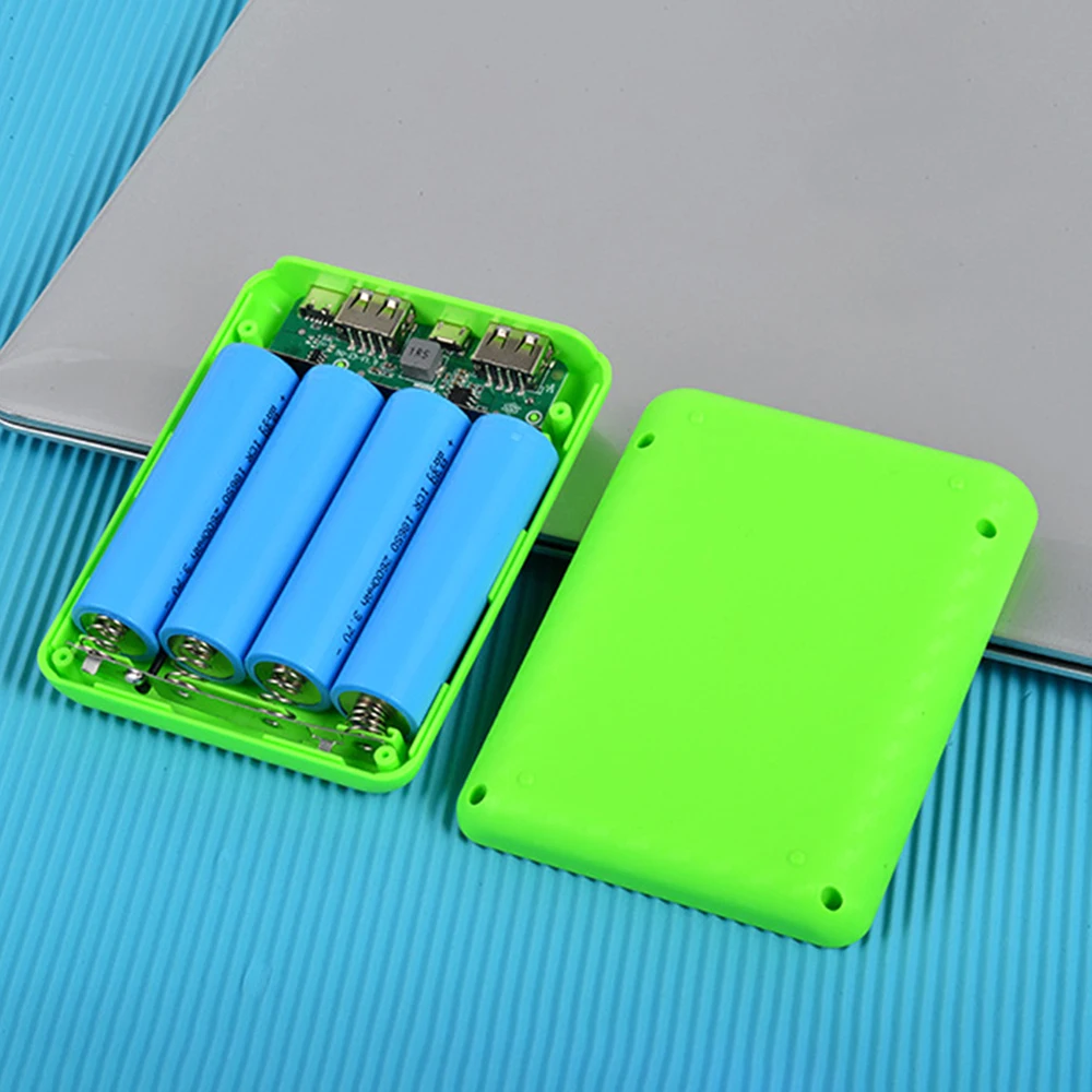 4 Slots 18650 Battery Box Case Welding Free DIY Detachable Charging Bank Shell Solderless Mobile Power Supply Sleeve Material