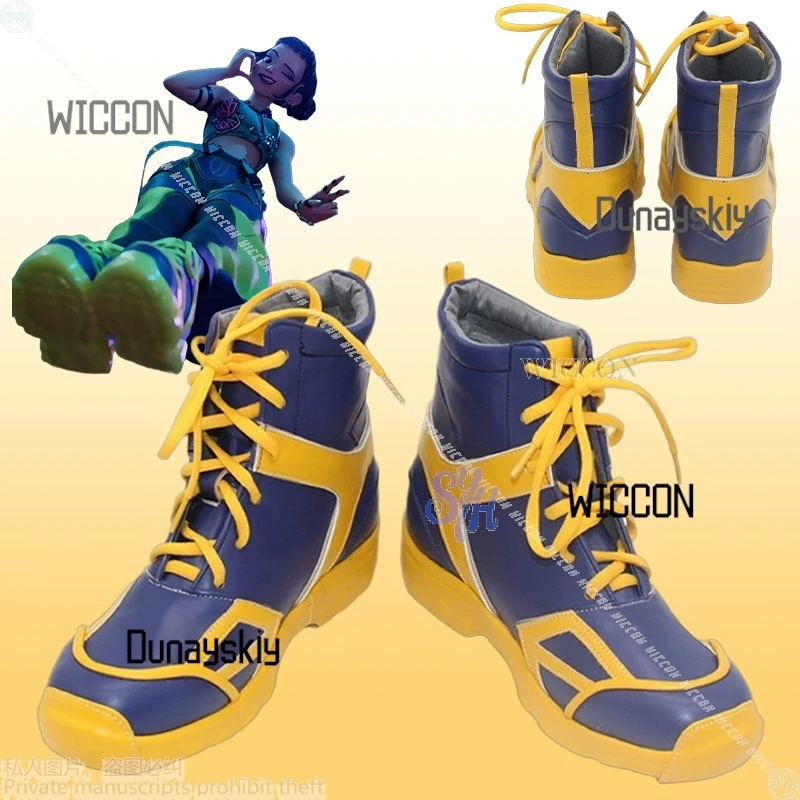 

Anime Movie Kpop Demon Zoey Cosplay Y2K Black Yellow Shoes Costume Fashion Role Play Performance Props Halloween Christmas 코스프레