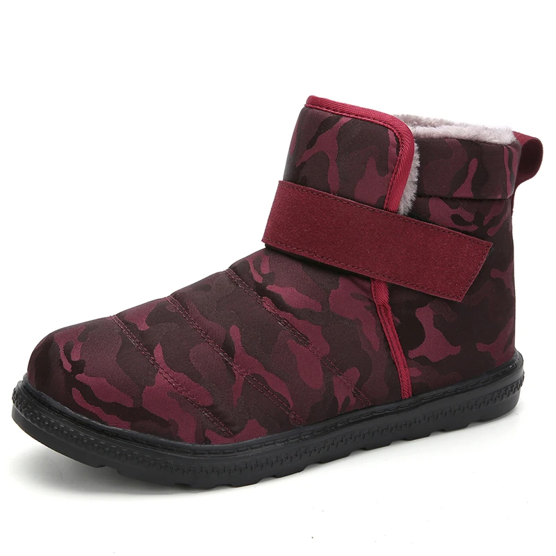 

Men women's new walking leisure winter plus cashmere warm non-slip large size couple cotton Casual shoes short boots snow boots