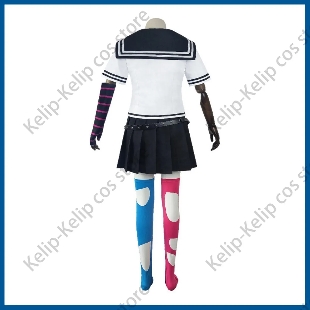 Anime Game recruté anronpa 2: Au revoir Despair Steam ata oda Ibuki Cosplay Costume, perruque JK, uniforme scolaire pour femme, fête sexy trempée