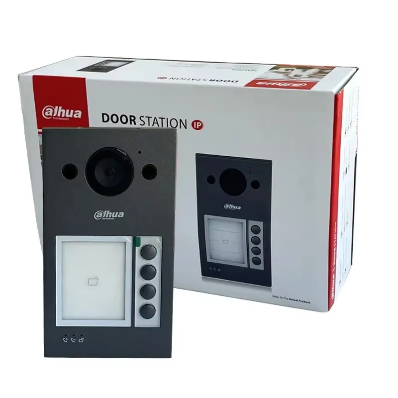 Estación de puerta IP para villa Dahua Ultra-Series, reconocimiento facial y a todo color, detección humana, PoE, VTO3311Q-WP resistente a la intemperie