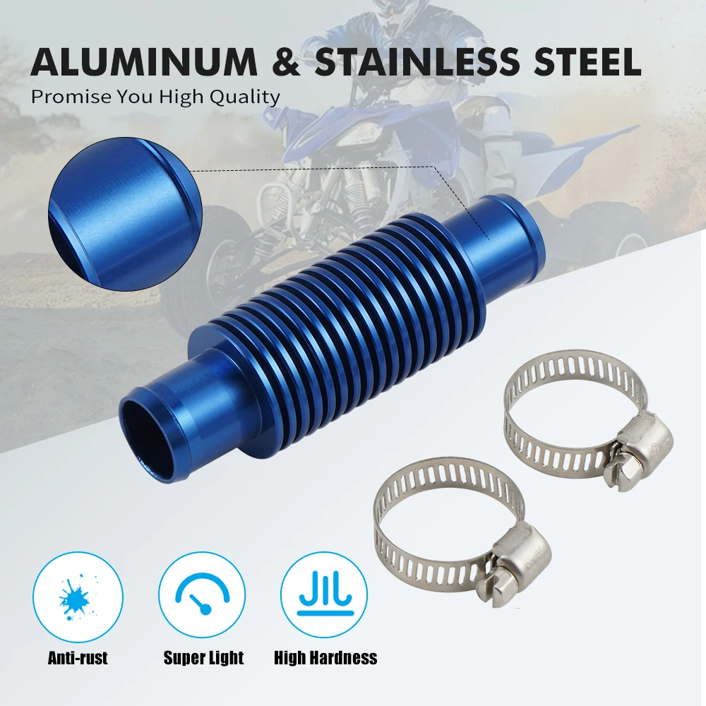 NiceCNCインラインスーパーウォータークーラー ヤマハ ラプター ライノ グリズリー 660 700 YFZ450 バンシー 350 ブラスター 200 ホンダ スズキ カワサキ用