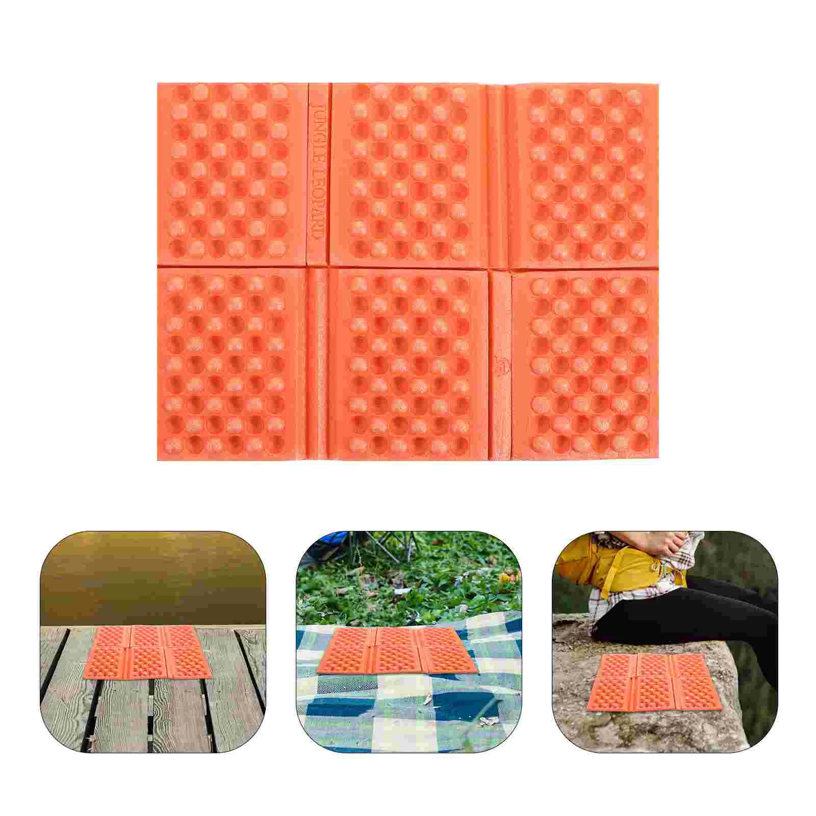 

2 Pcs Honeycomb Folding Cushion Sit Pad Camping Sitting Picnic Mat Outdoor Xpe up Child