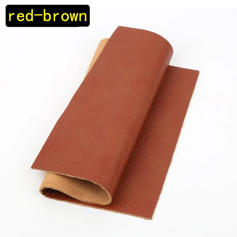 Braunes Rindsleder-Material 1,5mm Farbiges Leder Sitz-Sofa-Kissen Weiches Verpacktes Oberleder Reines Lederstoff – Detail 8