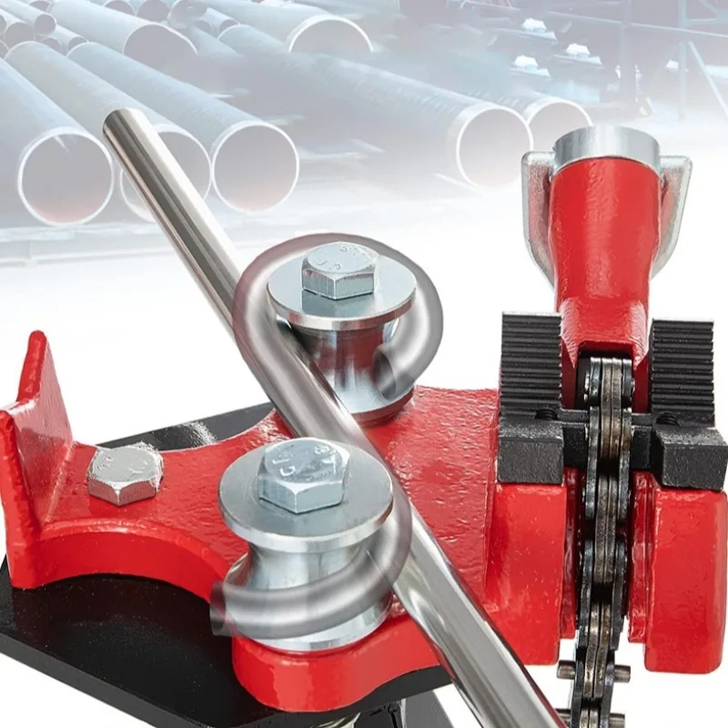 Professioneller Rohrständer-Schraubstock, hohe Härte, ergonomische Rohrschelle, rostfreie Rohre, Spleißen, multifunktionale Handwerkzeug-Sets – Detail 6