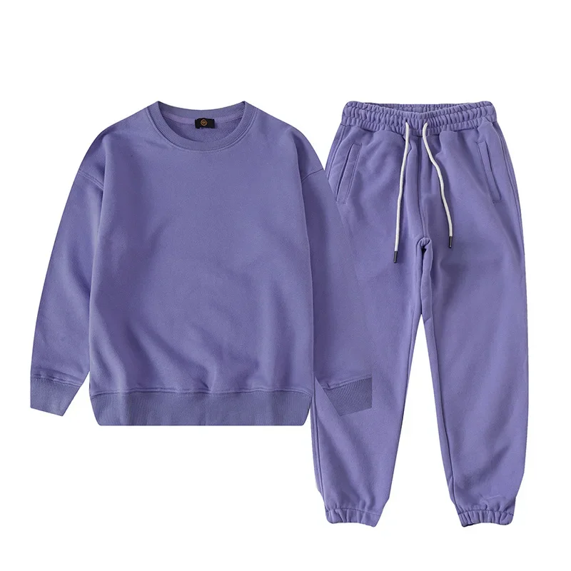 Boys Clothing Sets Autumn School Girls Tracksuit Loose Casual Kids Sweatshirt Sweatpants Two-piece Suits Teenager Outfit 8 10 Y
