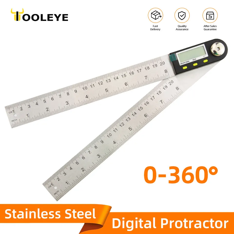 Digital Protractor Goniometer Electronic Carpenter Tools Goniometro Angle Finder Multi Angle Measuring Ruler Digital Angle Meter