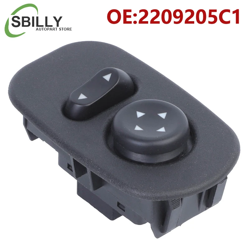2209205C1 2505204C1 4084847C1 Botón de interruptor de espejo eléctrico Espejo trasero Nuevo para camión internacional 7300, 7400, 4300, 4400, 3200