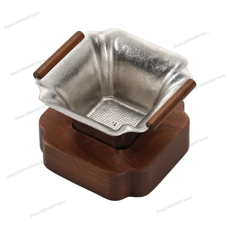 For pure titanium tea filter, thousand-hole integrated ,  leak ultra-fine  compartment, fair cup