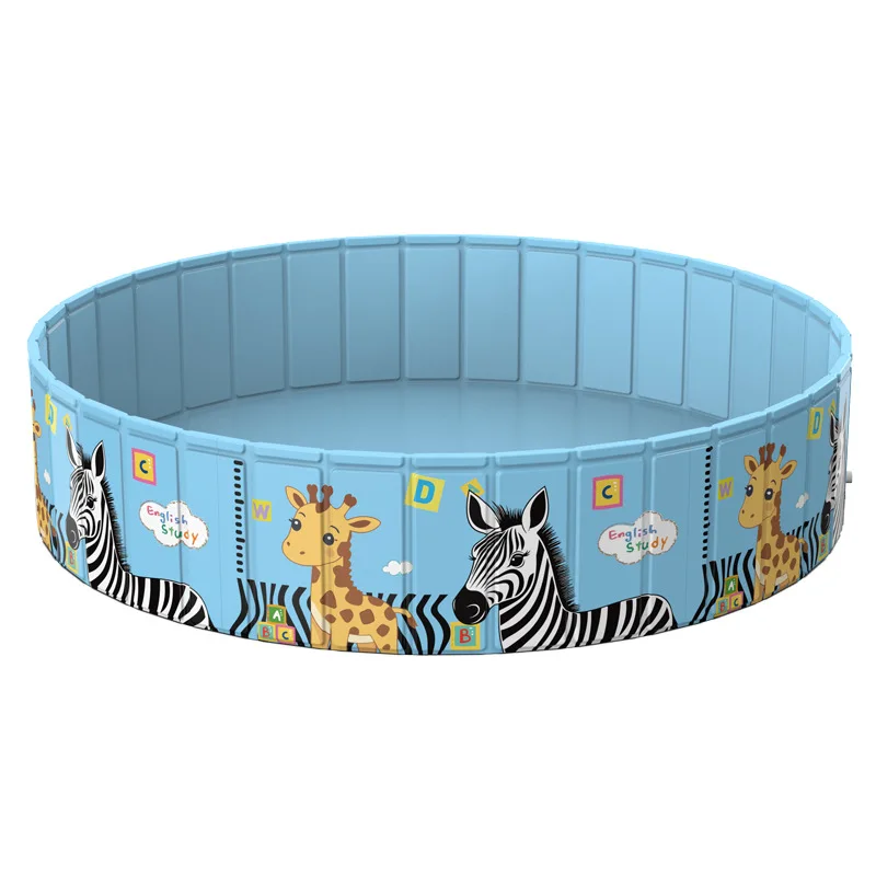 

Узор динозавра, уличный складной ПВХ, портативный бассейн для ванны для собак, кошек и детей