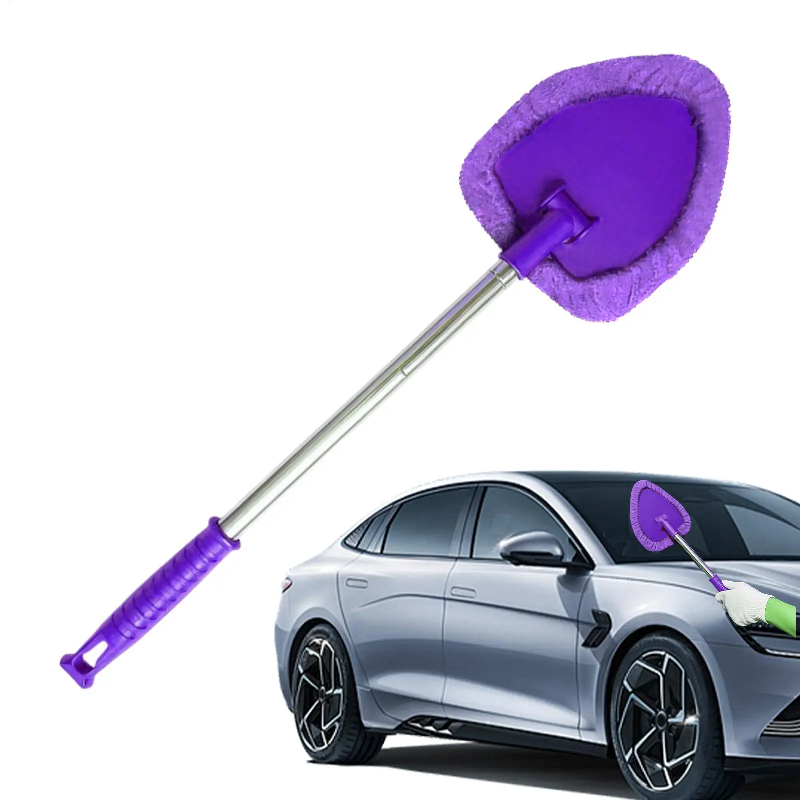 

Очиститель лобового стекла, регулируемый телескопический мягкий нескользящий инструмент, очиститель лобового стекла автомобиля, инструмент для автомобильного багажника, дома в помещении