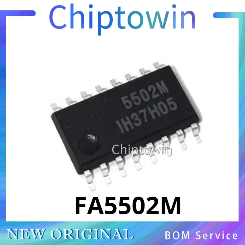 5/50/500 pcs FA5502M 5502M SOP-16 Power Factor Correction IC Original In Stock W7