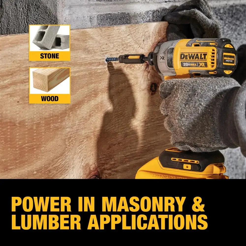 DEWALT DCF887 1/4in Brushless Cordless 3-Speed Impact Driver 18V Lithium Power Tools 3250RPM 3800IPM 205NM Bare Tool