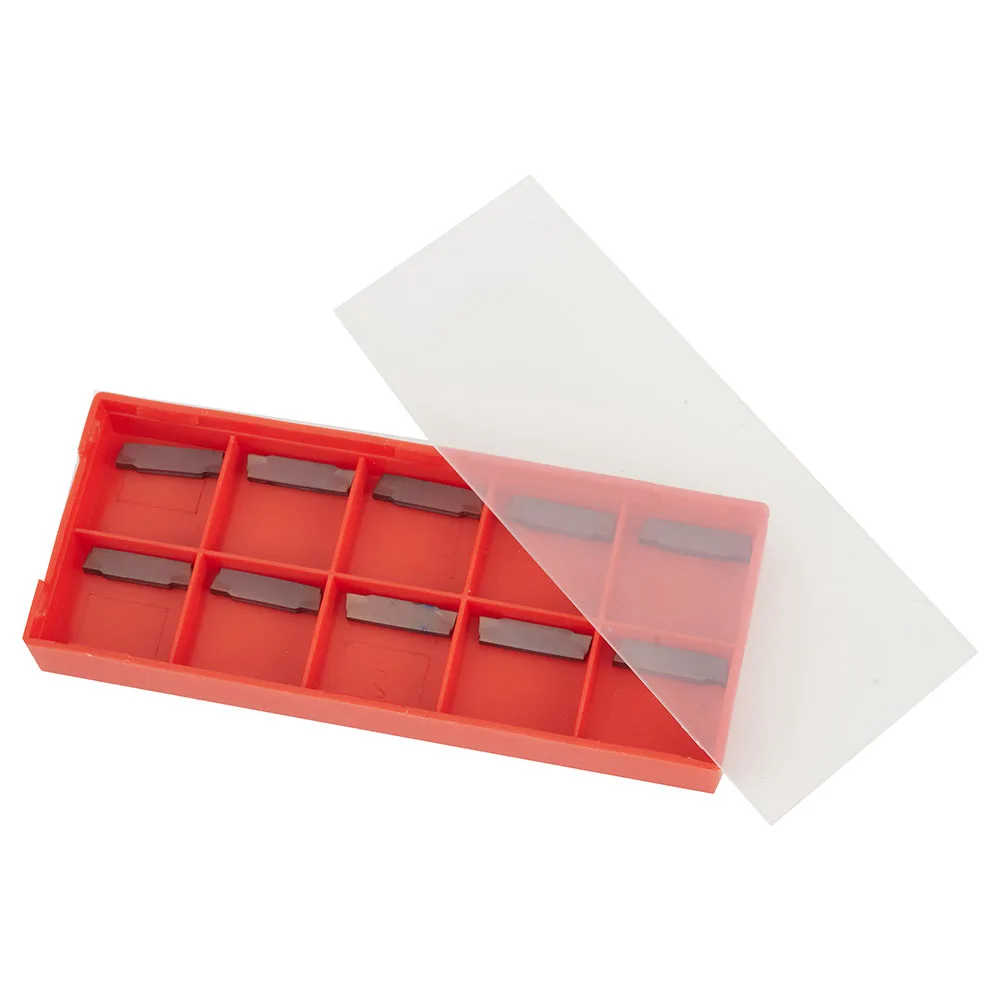 Reliable Pack of 10 MGMN200G LDA Inserts Designed Specifically For Professional Lathe Tool Use In Tough Conditions