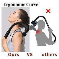Wholesale Price 4 in 1 New Arrival Bent Head Multifunctional Intelligent Massage Gun Electric Body Fascia Massager