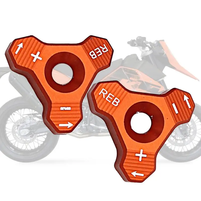 Preload Fork Cover Suspension Forks Cover Convenient Adjustment 2 Pieces Bright Color Rust Prevention Suspension Cover For