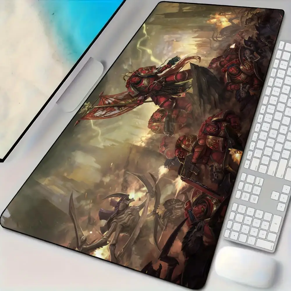

Angel Emblem Mecha Legion gaming Mouse Pad Desk Mat with Stitched Edges non-Slip rubber base pc accessories Gaming mat magic cat