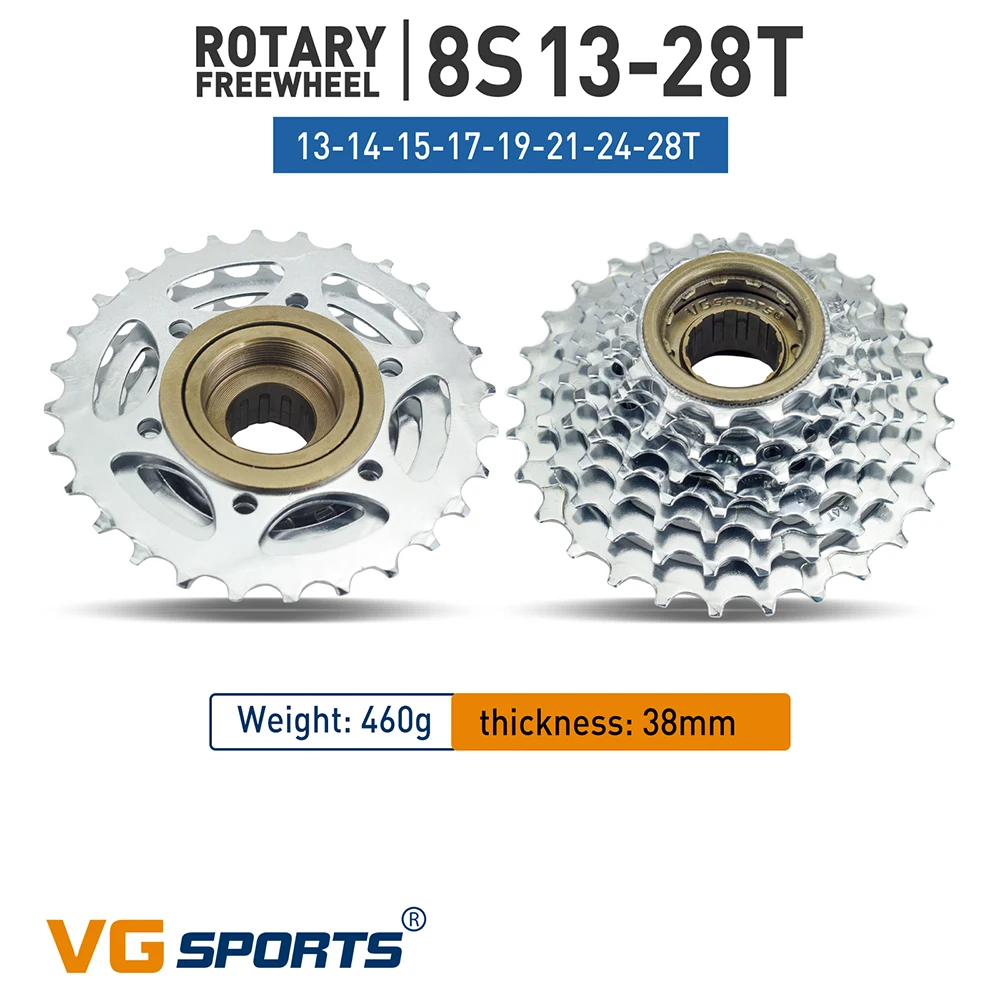 1 Stück VG Sports Bike Kettenrad 5/6/7/8/9/10/11-Gang Gewinde-Freilauf 14-28T 13-28/32T 11-32/36T Zahnräder kompatibel mit Rotary-Naben – Detail 15