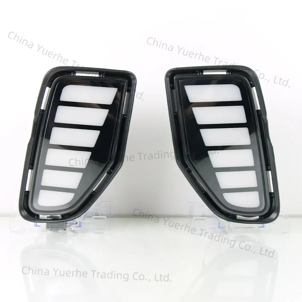 Car LED DRL Daytimes Running Light For Toyota Corolla Cross 2024 Daylights wtih Dynamic Turn Signal Driving Fog Lamp cover