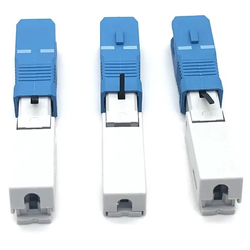 100Pcs Fast Connector UPC New Type SC Male To LC Female Singlemode Adapter SC/UPC To LC/UPC Hybrid Fibre Converter-AT36