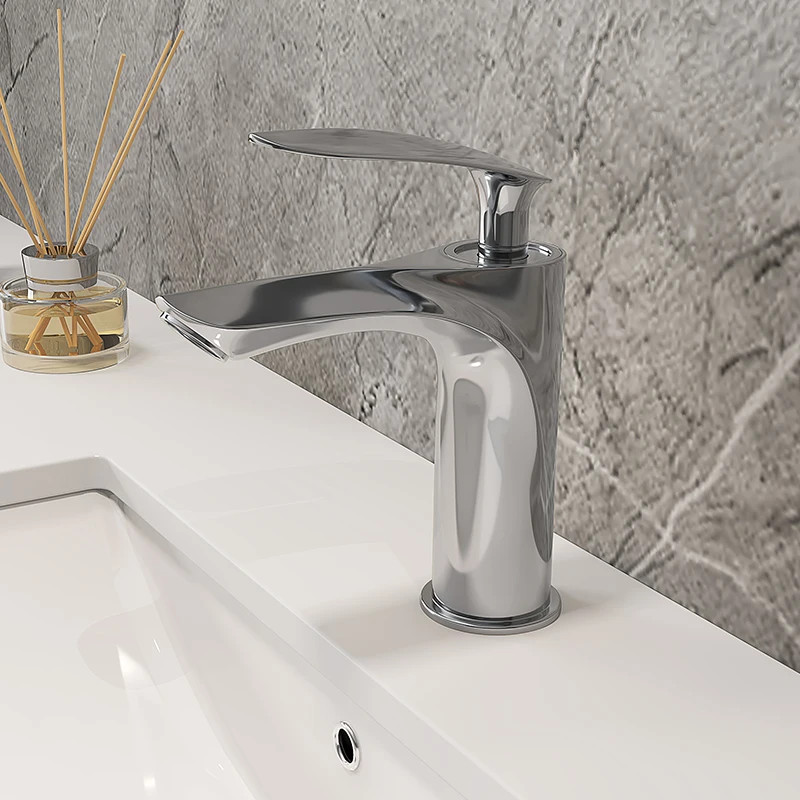 ！@Modern White Body Automatic Sensor Basin Faucet Hot and Cold Water Tap Sanitary Ware with Competitive Price OEM Available