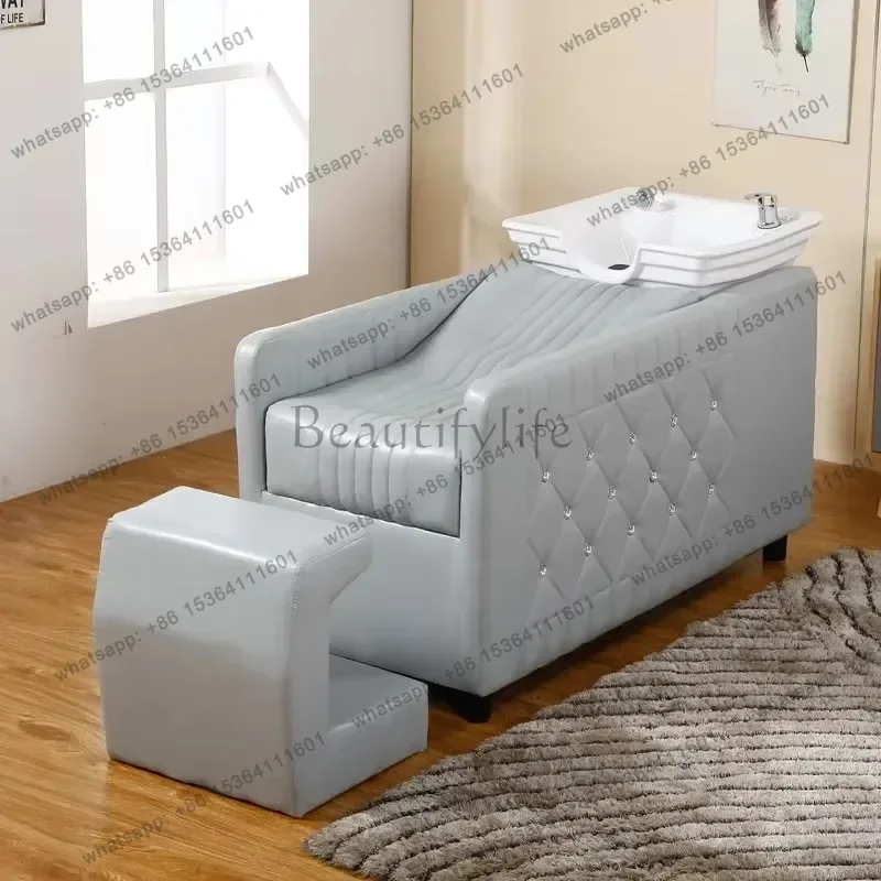 LSTrendy Unique Shampoo Bed Thaise Personalized Professional Vintage Head Spa Equipment Nordic Commercial Furniture Cadeira 5